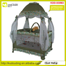 ASTM F406-12A Approved NEW Playpen for Baby with Mongolian Style Mosquito Net